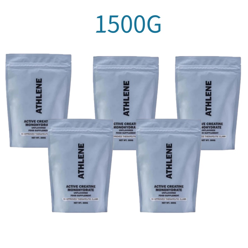 ATHLENE Creatine Monohydrate 300g - Micronized Unflavored Post Workout Muscle Recovery Powder 60 Servings
