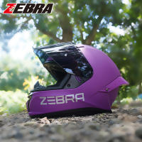 Zebra FF655 Full Face Single Visor Motorcycle Helmet With Rear Wing Woman And Man With BPS and ICC