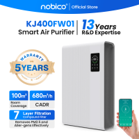 Nobico KJ400 Wall/Floor Mountable Air Purifier with UVC Germicidal 680 m³/h CADR for 110㎡ 7-Stage H13 HEPA Filter