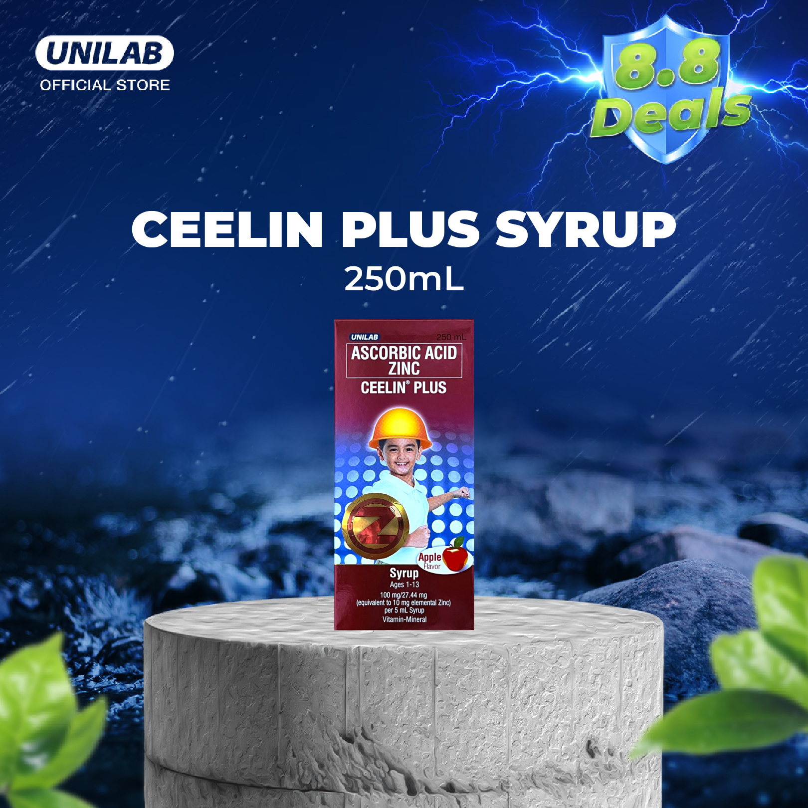 Ceelin Plus Syrup 250mL (Boost Immunity And Gives Double Protection)