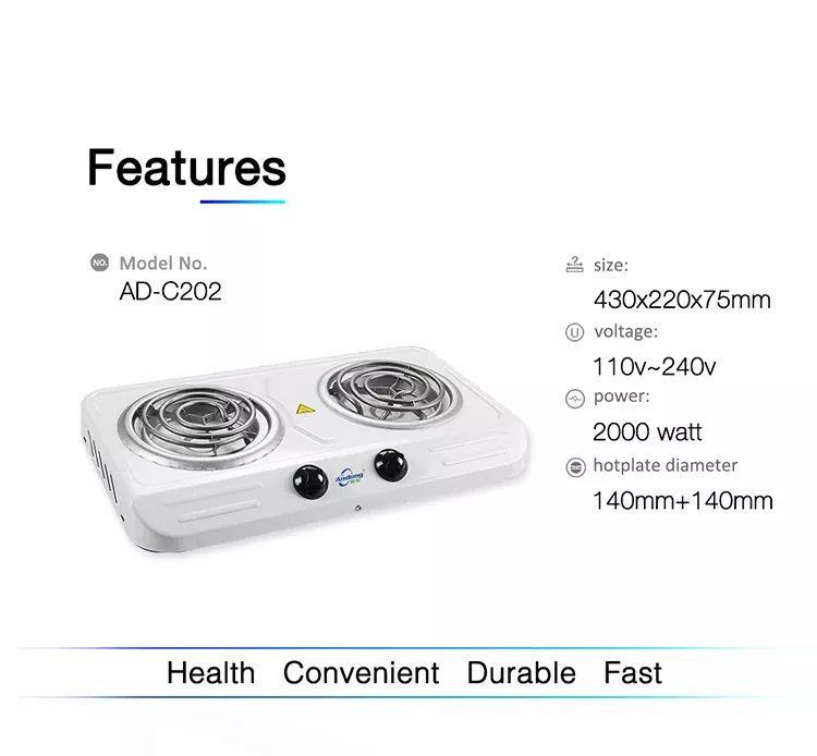 HOMEONE.AZ Portable electric stove double burner hot plate review and price