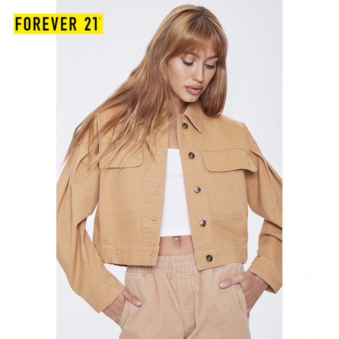 forever 21 tan jacket
