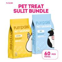 Furrpals Premium Pet Sausage Real Meat Sausage 30pcs per pack for Cats and Dogs Pet Treat and Food Topper