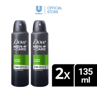 [BUNDLE OF 2] Dove Men+Care Deodorant Spray Extra Fresh 135ml
