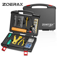 Network Tool Kit ZoeRax RJ45 Crimp Tool kit Pass Through Crimper RJ45 Crimping Tool Cable Tester Punch Down Tool Stripper