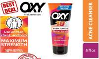OXY Acne Medication Face Wash SALE ITEM 2026 EXP Maximum Strength  Acne Treatment Oxy 10 oil free 10% Benzoyl Peroxide 5 FL OZ oxy 10 Oxy10 acne cleanser SALE 2026 nov exp