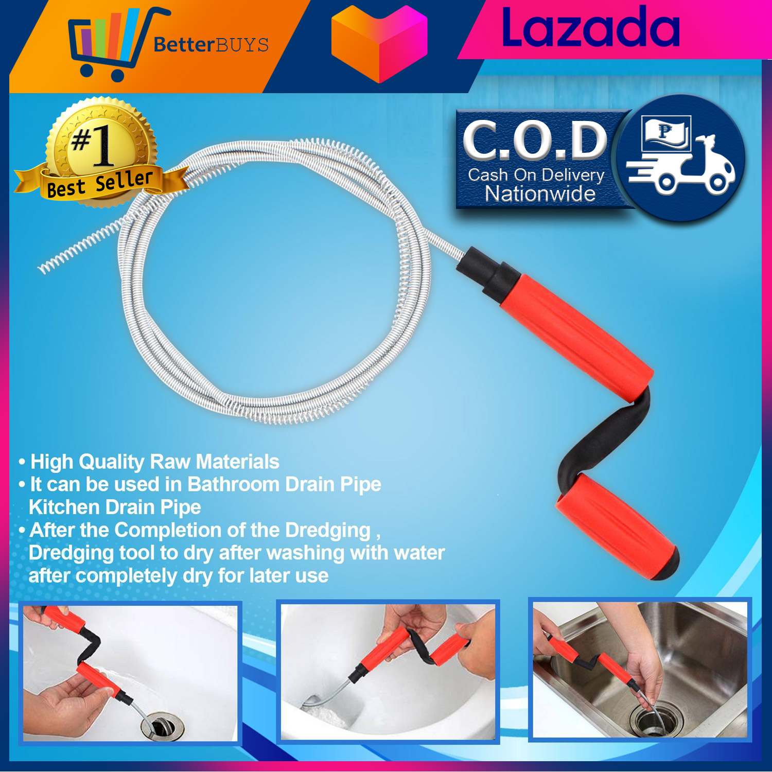 Ultimate Drain Cleaning Claw Catcher Multifunctional Cleaning Claw