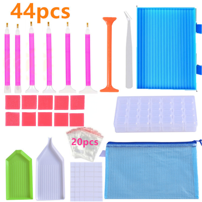 DIY Diamond Painting Tool Set Cross Stitch Embroidery Pen Tools Set Accessories Adult Children Painting Tool Kit