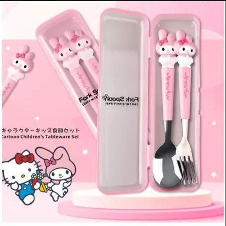 Sanrio plate – Kuromi My Melody Cinnamoroll Kids Food Plate Setfor kids baby food plate set