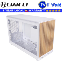 Lian Li Computer PC Case A3-mATX Wooden Front Panel Glass Side Panel (Black | White) | itw