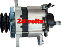 Nissan terrano /patrol/pathfinder (original japan) TD27 TD42 4.2L  AND BD25 diesel 1988-1997 LR170-407 12V 75amp alternator with pump