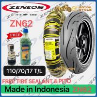 ZENEOS ZN62 MOTORCYCLE TIRE GULONG TUBELESS 70/90/17 80/80/17 80/90/17 90/80/17 100/70/17