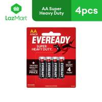 Eveready Super Heavy Duty AA 4s