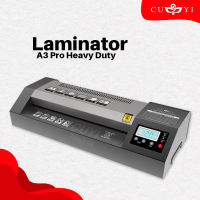 CUYI A4 / A3 Size Laminator HOT / COLD / REVERSE Function 220V Heavy Duty Laminating Machine