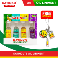 KATINKO KatinCute Oil Liniment 5ml - Original Lavender Peppermint and Ginger with Free Keychain