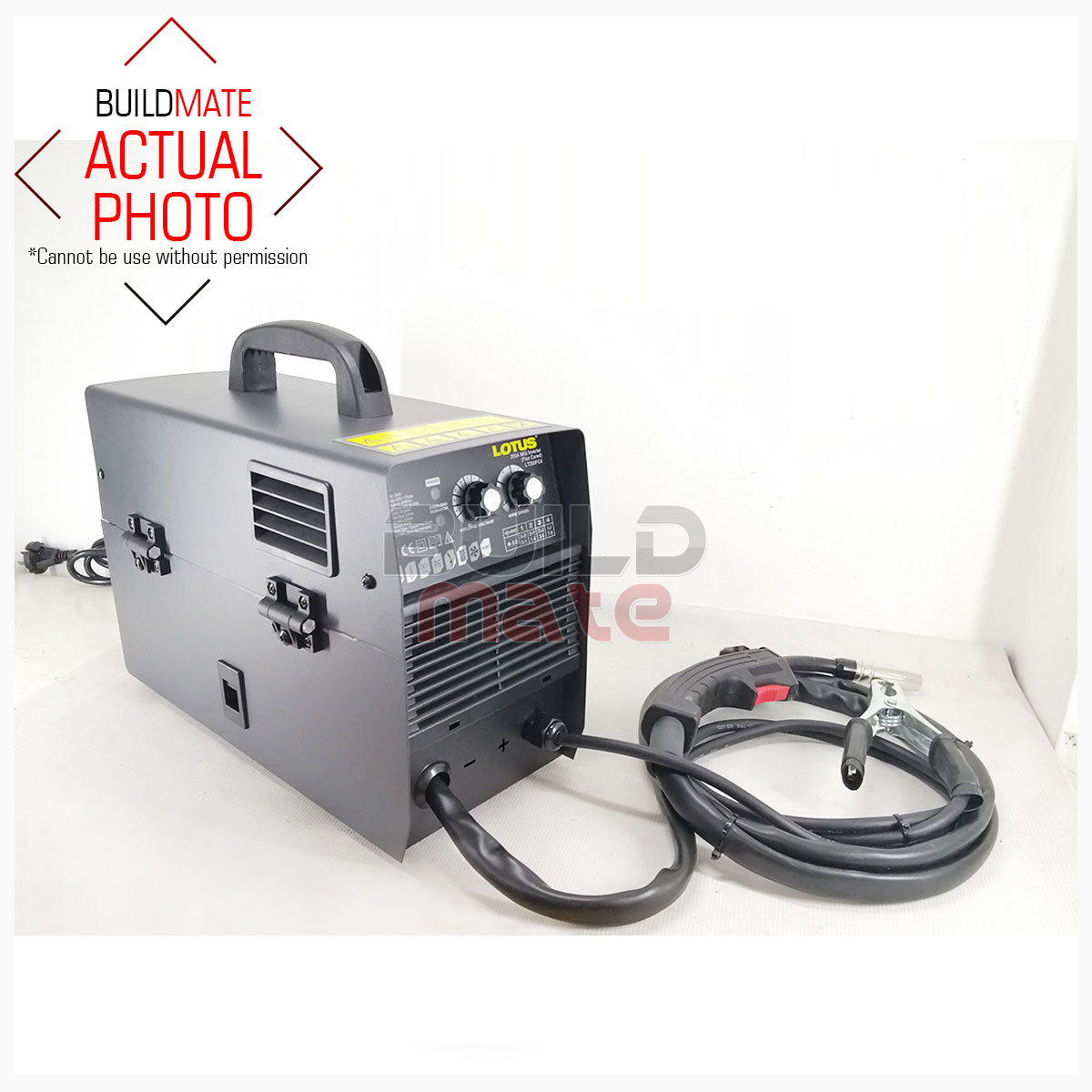 LOTUS 200A MIGWELD Gasless MIG Inverter Flux Corded Welding Machine 0