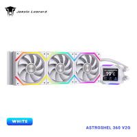 Jungle Leopard V2G Astroshel 360 ARGB LCD Water Cooling CPU Cooler Black/White itw
