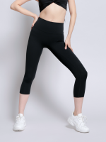 Avant Athletica Fresh Start Crop Leggings in Jet Black