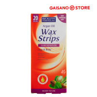 Beauty Formulas Argan Oil Wax Strips Hair Remover Legs And Body 20s
