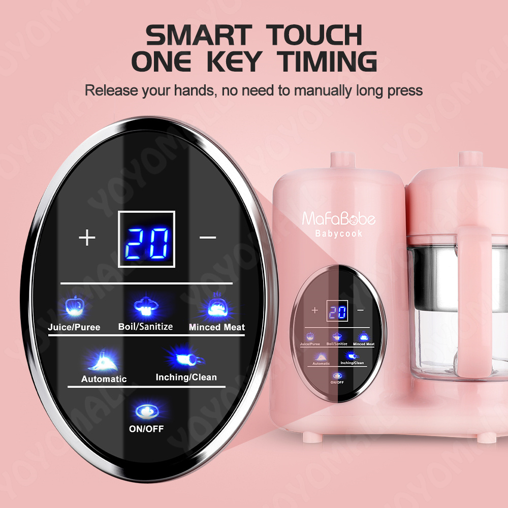 Smart Multifunctional Baby Food Processor High Speed Blender With Timer