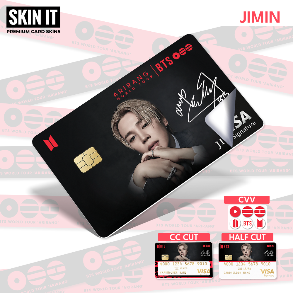 BTS Card Skins Stickers ARIRANG Inspired for ATM Beep And Loyalty Cards
