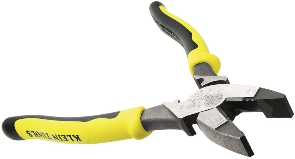 Klein Tools J2139NECRN HighLeverage Side Cutters with Wire Crimper