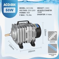 【DDC AQUA】Electromagnetic Air Compressor Pump Oxygen Aquarium Fish Pond Compressor Hydroponic Air Aerator Pump ACO-001(18W)/ACO-002(25W)/ACO-003(35W)