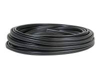 TKK FLAT CORD WIRE #18/2 #20/2 #22/2 BLACK - SOLD PER 5/ 10/ 15/ 20 METER