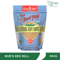 Bobs Red Mill Gluten Free Organic Steel Cut Oats 680g
