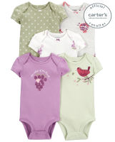 Carters 5-Pack Short-Sleeve Original Bodysuits