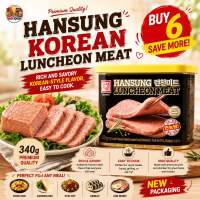 Hansung Buy 3 get 3  Korean Luncheon Meat 6 PCS 340g BUY 3 TAKE 3 Premium Quality Pork Chicken Protein Food