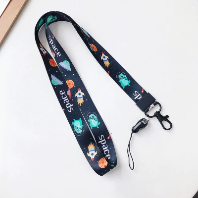Universal Neck Lanyard for Mobile Phones with Non-leaf Neck Anti-lost Metal Buckle Cartoon Mobile Phone Lanyard HOMP