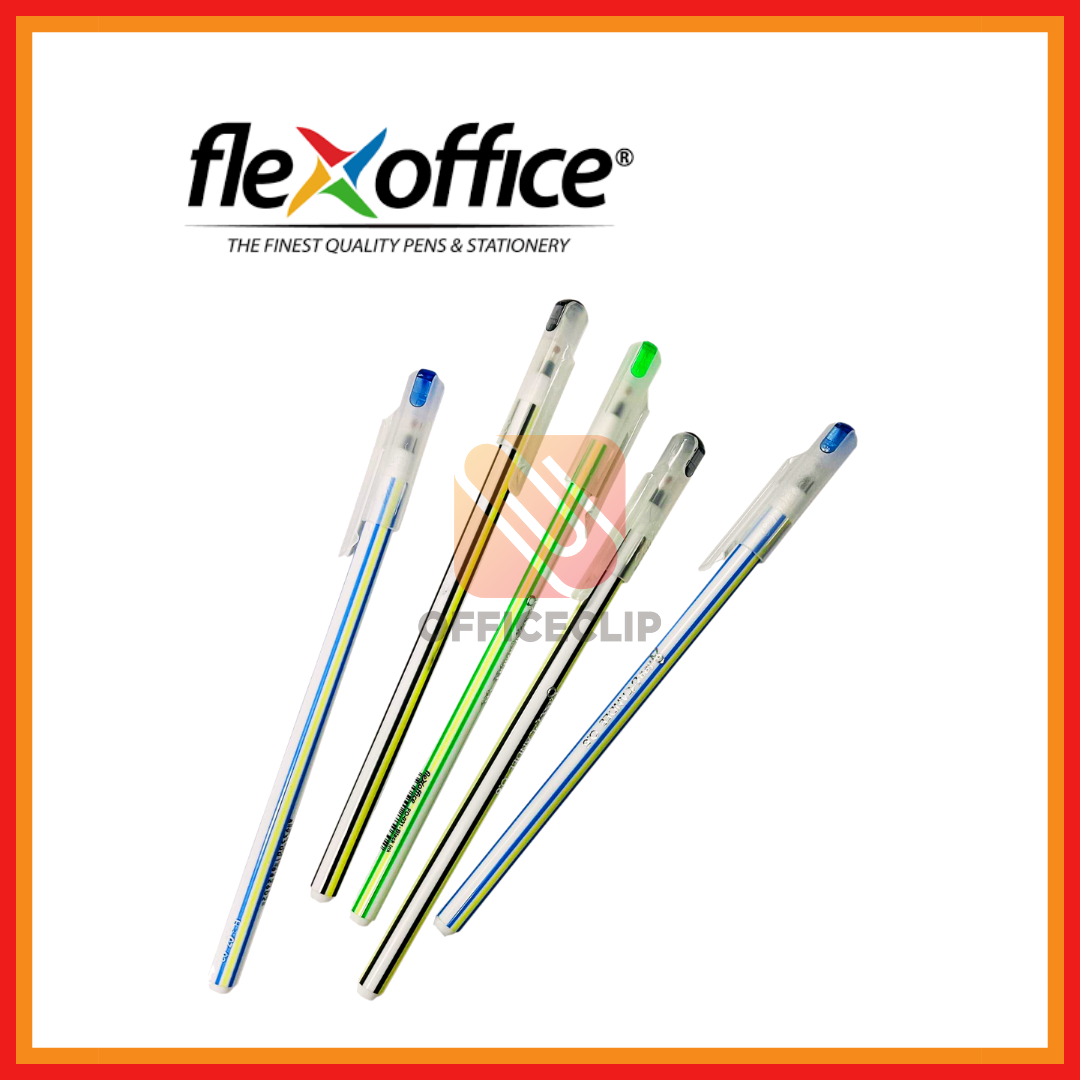 FlexOffice Sweet Candee Ball Point Pen 0.6 Black | Sold per pc