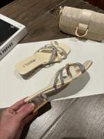 BEDILz New Womens Sequin Bow Transparent Chunky Heel Sandals - Stylish and Elegant Mid-Heel Slippers for Summer Outerwear