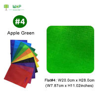 WAP 20pcs Eco Bag Flat Eco#1 Non-Woven Tote-bag 10 colors 4 Size
