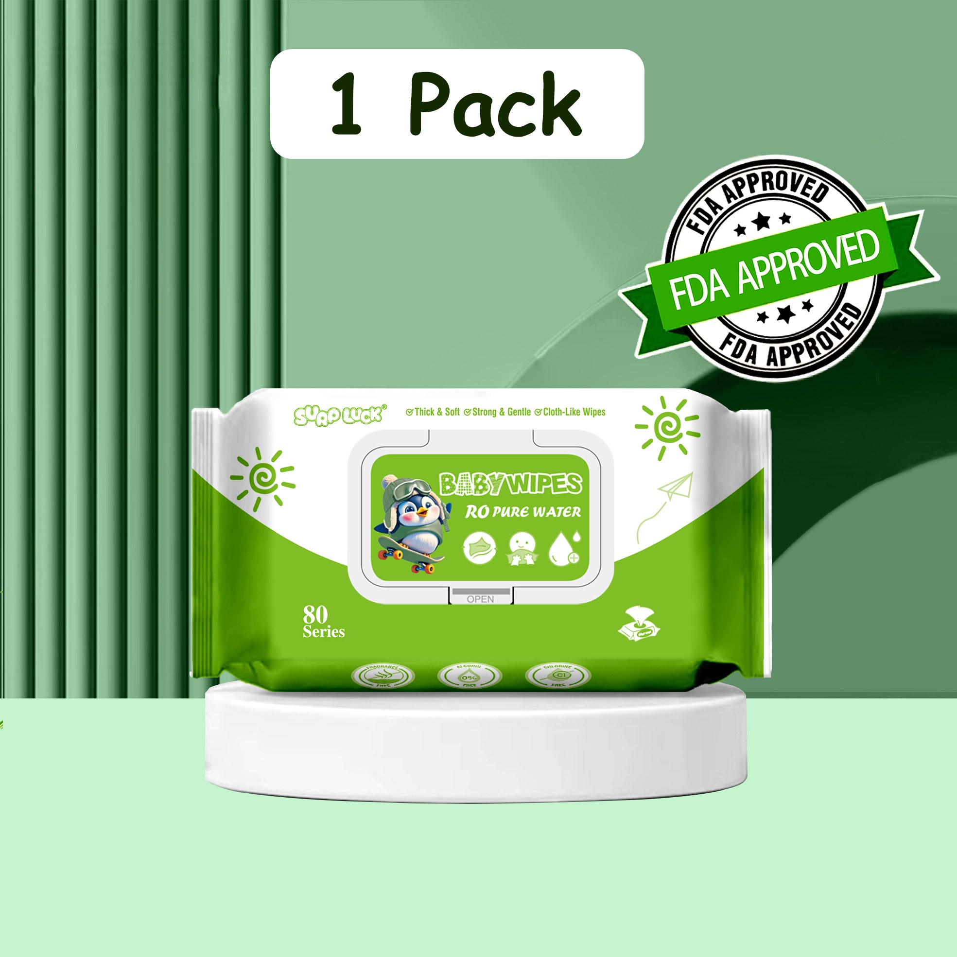 10-Pack Premium Unscented Baby Wipes Hypoallergenic Moisturizing Organic 800 Sheets Non-Alcohol Refills