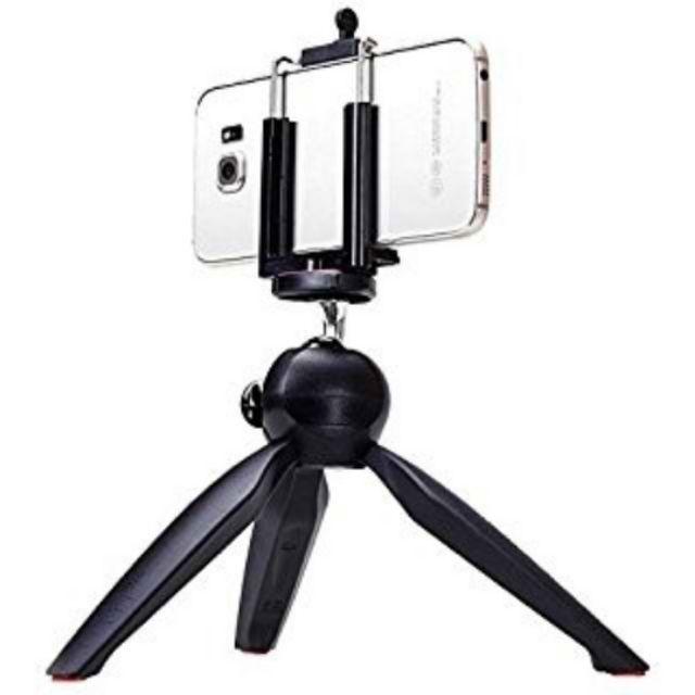 Gift Avenue YUNTENG YT-228 Vlogging Mini Tripod Mount + Phone Holder Clip