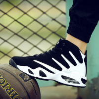 FUNLALA Outdoor non-slip wear-resistant sports trend basketball style shoes high top dunks sneakers shoes size 40-44