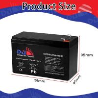 DongJin Power UPS Battery 12V7AH 20hrLead Acid VRLA BatteryAPC Replacement Battery Cartridge for UPS 12 Volts 7 Ampere for POWER SPRAY (12 Months Warranty)
