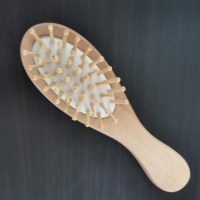 Mini Small Massage Airbag Wooden Comb Solid Wood Comb Comb Portable Anti-static Small Wooden Comb