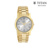 Titan Karishma Gold Stainless Steel Watch For Men TTN1644YM01