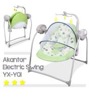Foldable Baby Electric Rocking Chair Swing Cradle