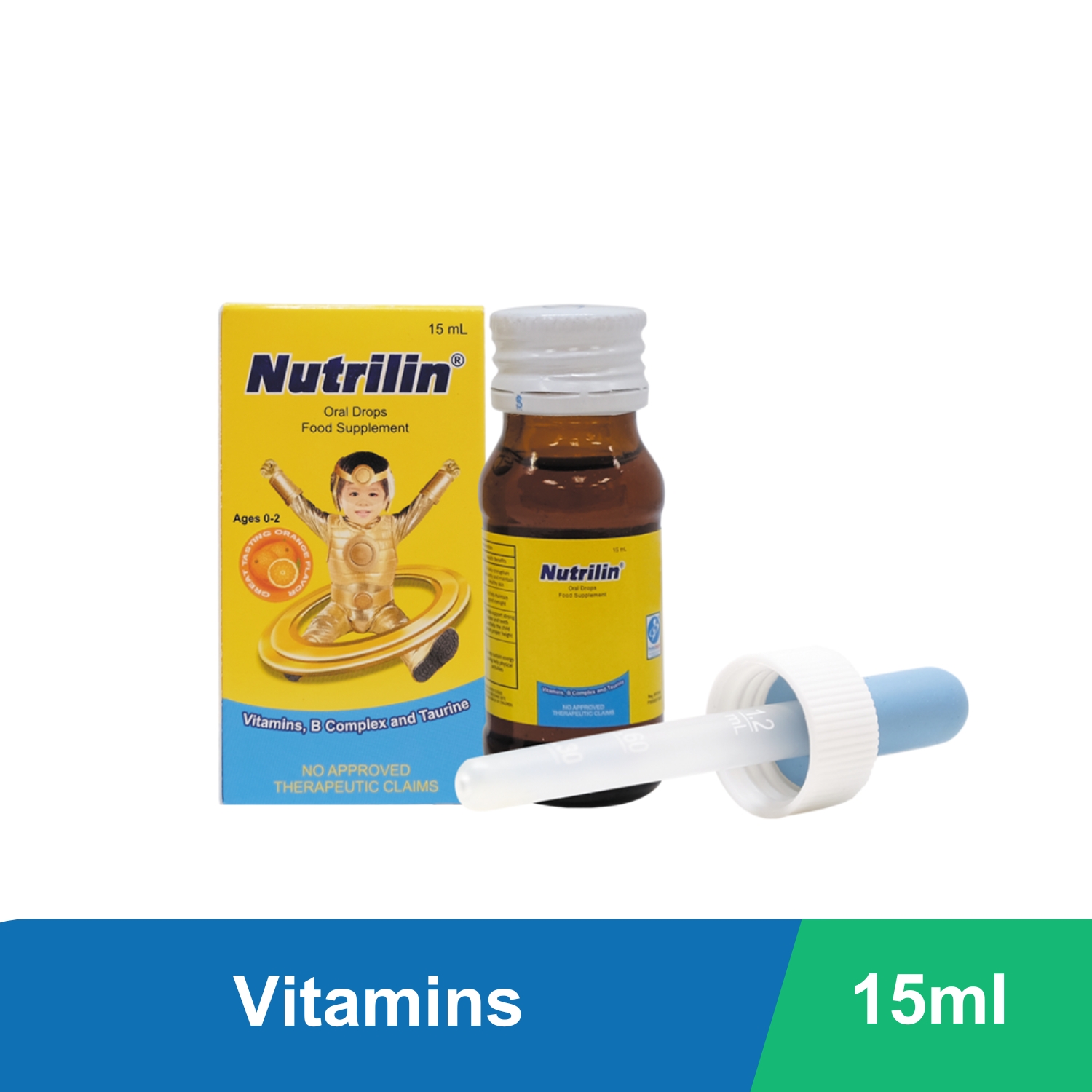 NUTRILIN - Baby Drops - Multivitamin Supplement 15mL