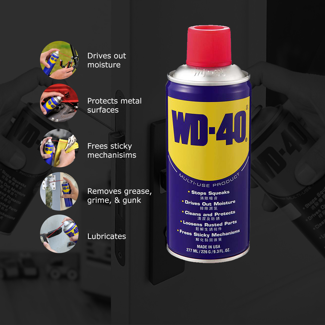 WD40 Multipurpose Multiuse Lubricant Oil 277 mL review and