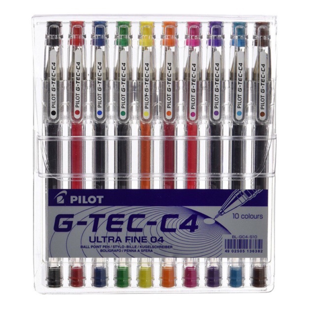 Pilot Gtec C4 10 0.4 Color Signpen Set Sign Pen