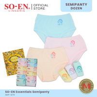 SO-EN SMP Essential 12-in-1 Ribs SemiPanty Set for Women