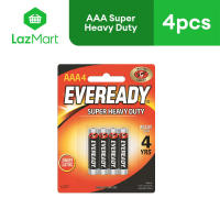 Eveready Super Heavy Duty AAA 4s