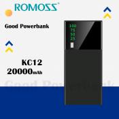 Romoss KC12 20000mah Powerbank with LED Display and Flashlight