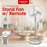 Union 16″ Perfect Timing Stand Fan w/ Remote UGSF-1620RC - 16″ Electric Fan with Remote and Timer