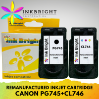 InkBright PG 745 Black Ink Refillable ( PG-745 PG745 )